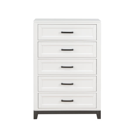 Garretson White Storage Platform Youth Bedroom Set by Homelegance at Eve Furniture