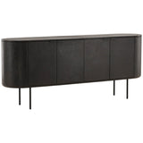 Garron Sideboard, Black by Dovetail at Eve Furniture