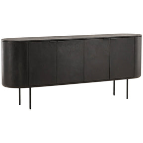 Garron Sideboard, Black by Dovetail at Eve Furniture