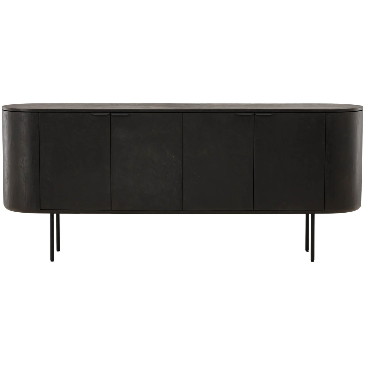 Garron Sideboard, Black by Dovetail at Eve Furniture