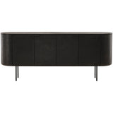 Garron Sideboard, Black by Dovetail at Eve Furniture