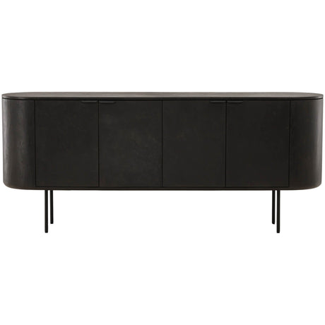 Garron Sideboard, Black by Dovetail at Eve Furniture