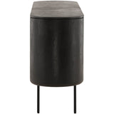 Garron Sideboard, Black by Dovetail at Eve Furniture
