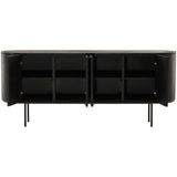 Garron Sideboard, Black by Dovetail at Eve Furniture