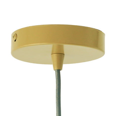Gemma Pendant Lamp - Gold and Clear by Ashcroft Imports at Eve Furniture