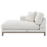 Geneva Sand Boucle Upholstered Sectional Chaise Sofa by Coaster at Eve Furniture