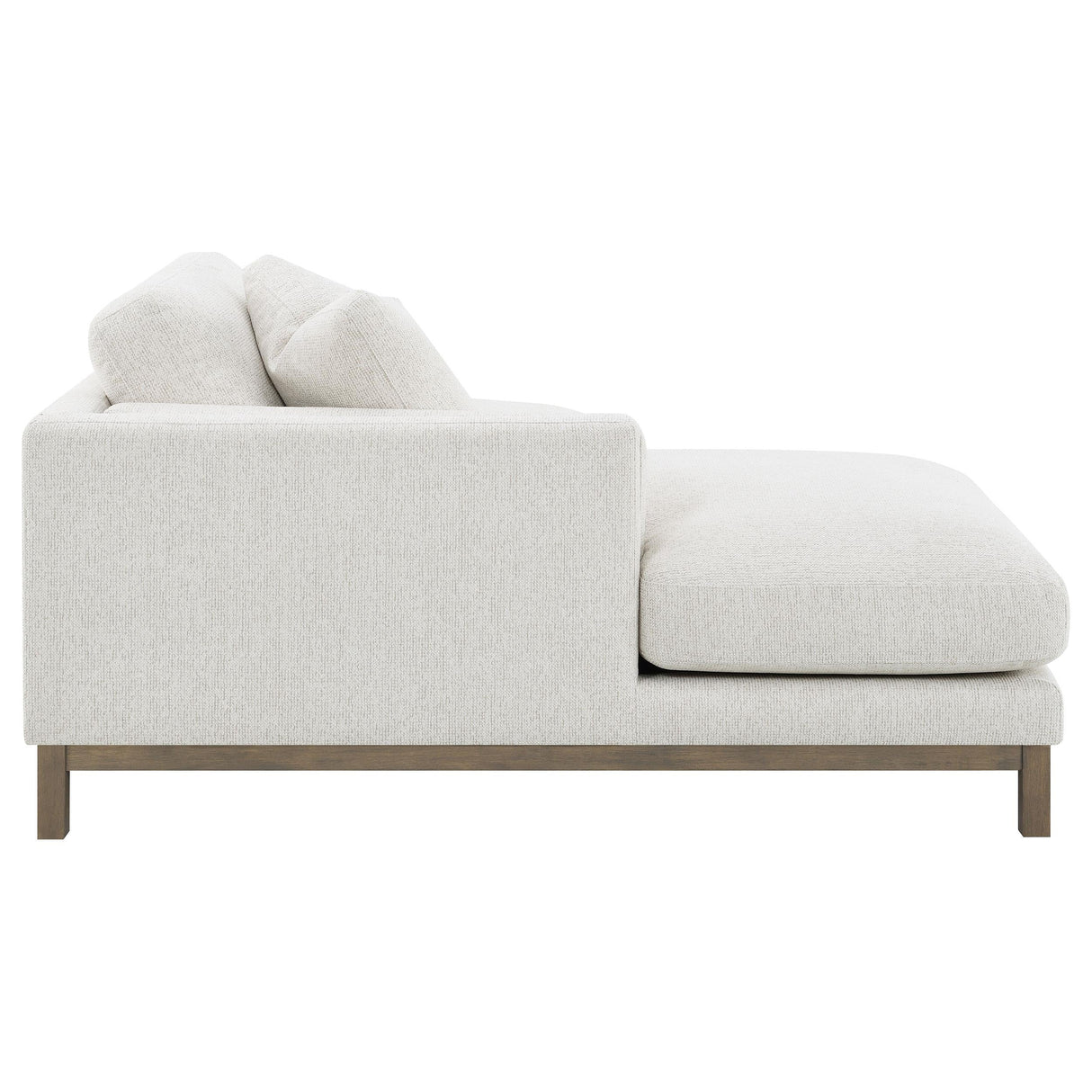 Geneva Sand Boucle Upholstered Sectional Chaise Sofa by Coaster at Eve Furniture