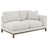 Geneva Sand Boucle Upholstered Sectional Chaise Sofa by Coaster at Eve Furniture