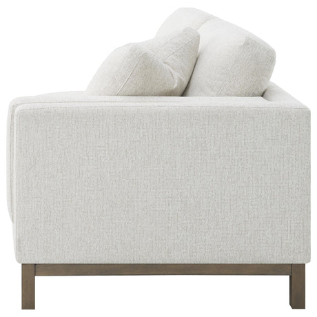 Geneva Sand Boucle Upholstered Sectional Chaise Sofa by Coaster at Eve Furniture