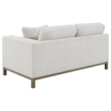 Geneva Sand Boucle Upholstered Sectional Chaise Sofa by Coaster at Eve Furniture