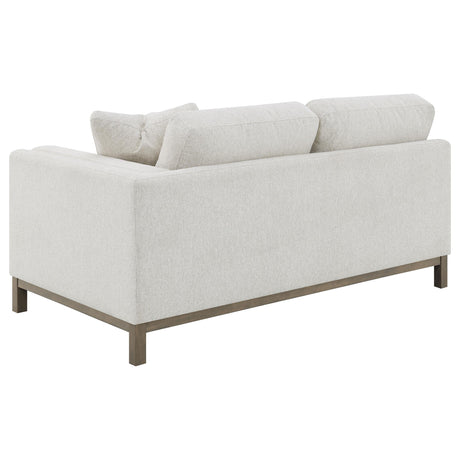 Geneva Sand Boucle Upholstered Sectional Chaise Sofa by Coaster at Eve Furniture