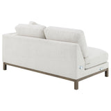 Geneva Sand Boucle Upholstered Sectional Chaise Sofa by Coaster at Eve Furniture