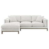 Geneva Sand Boucle Upholstered Sectional Chaise Sofa by Coaster at Eve Furniture