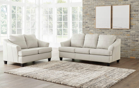 Genoa Coconut Leather Living Room Set by Ashley at Eve Furniture