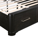 Gilbert Charcoal King Storage Platform Bed by Homelegance at Eve Furniture