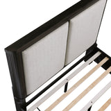 Gilbert Charcoal King Storage Platform Bed by Homelegance at Eve Furniture
