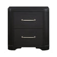 Gilbert Charcoal Nightstand by Homelegance at Eve Furniture