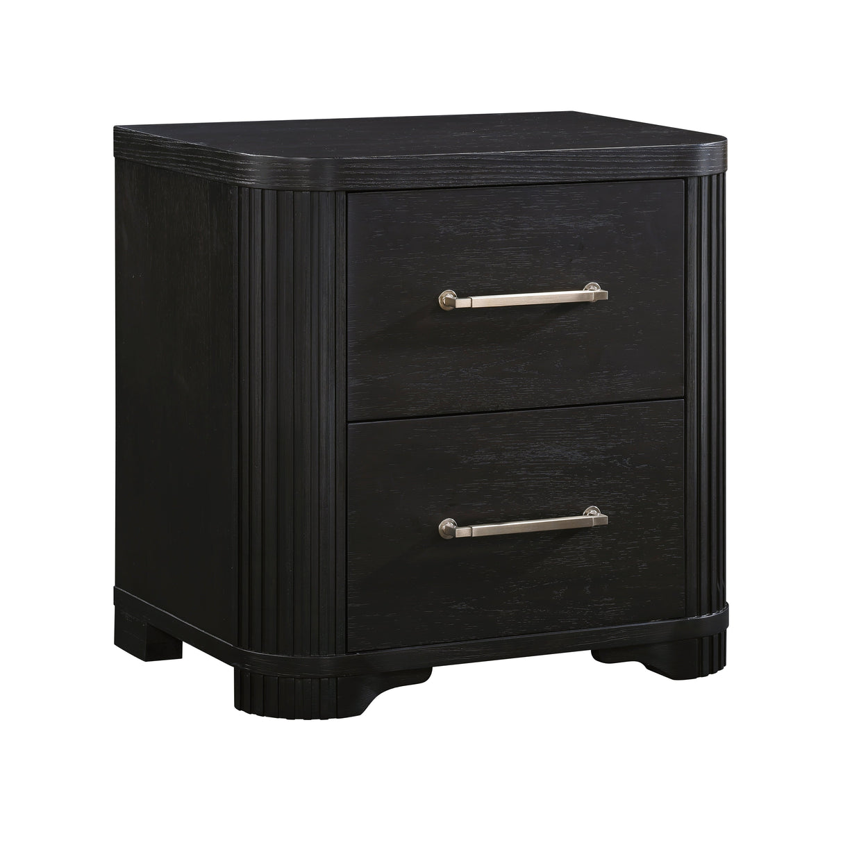 Gilbert Charcoal Nightstand by Homelegance at Eve Furniture