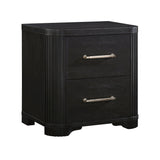 Gilbert Charcoal Nightstand by Homelegance at Eve Furniture