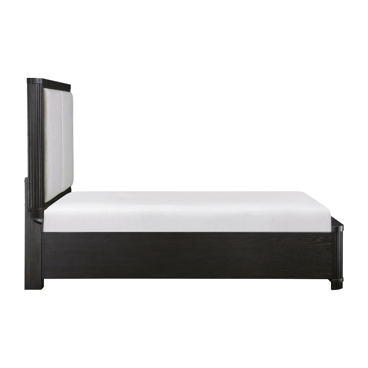Gilbert Charcoal Queen Storage Platform Bed by Homelegance at Eve Furniture