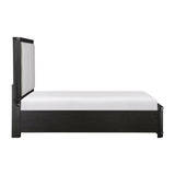 Gilbert Charcoal Queen Storage Platform Bed by Homelegance at Eve Furniture