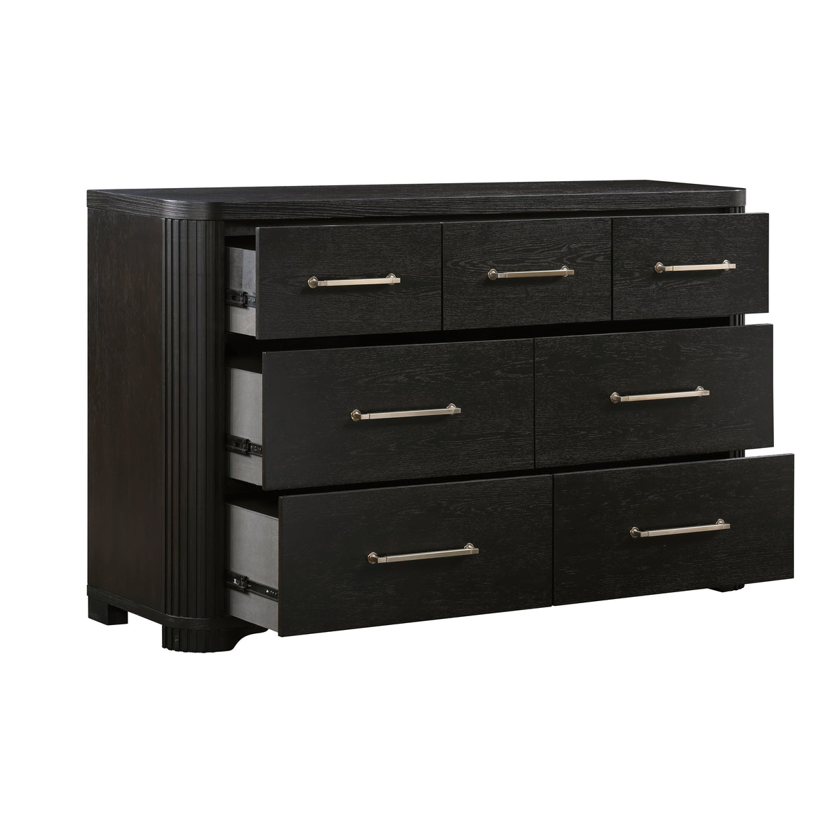 Gilbert Charcoal Storage Platform Bedroom Set by Homelegance at Eve Furniture