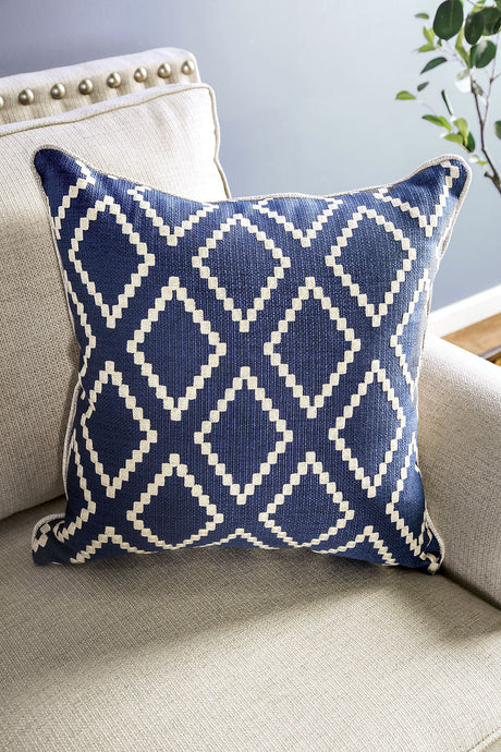 Giovanni Beige/Blue Sofa by Furniture of America at Eve Furniture