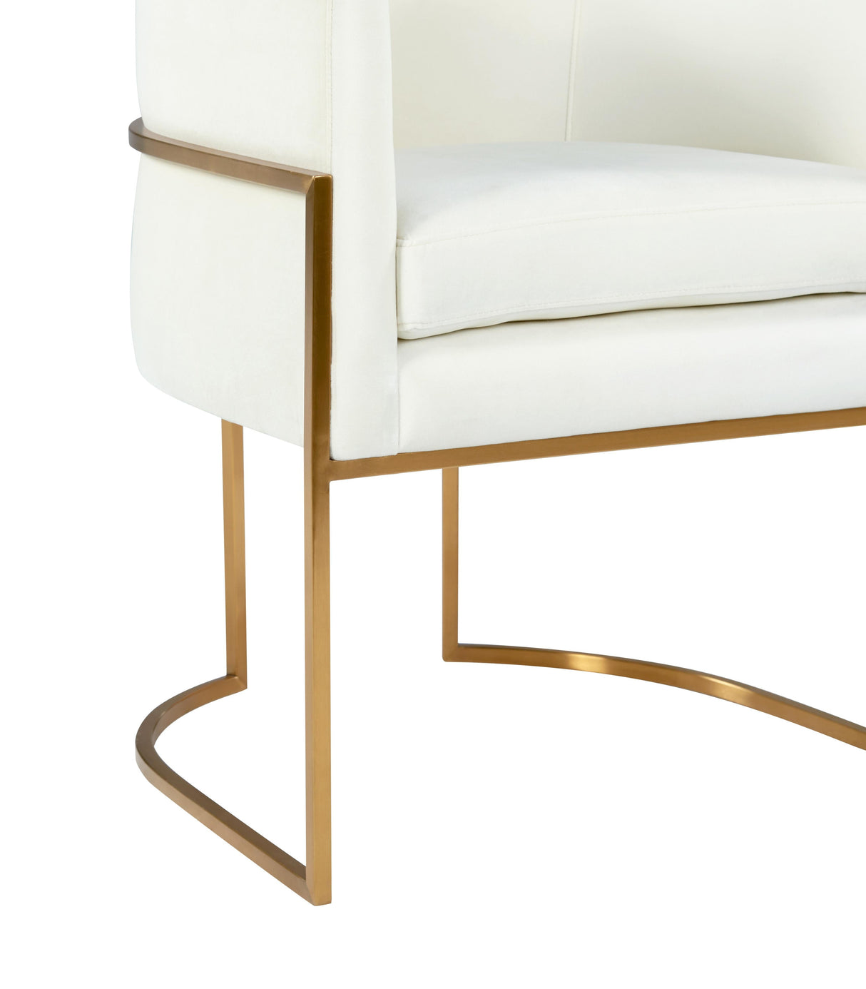 Giselle Velvet Dining Chair with Gold Base by Inspire Me! Home Decor by TOV Furniture at Eve Furniture