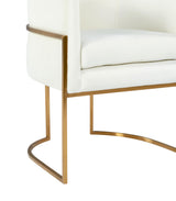 Giselle Velvet Dining Chair with Gold Base by Inspire Me! Home Decor by TOV Furniture at Eve Furniture