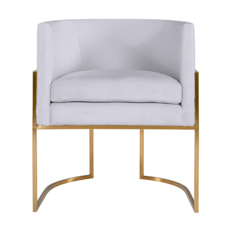Giselle Velvet Dining Chair with Gold Base by Inspire Me! Home Decor by TOV Furniture at Eve Furniture