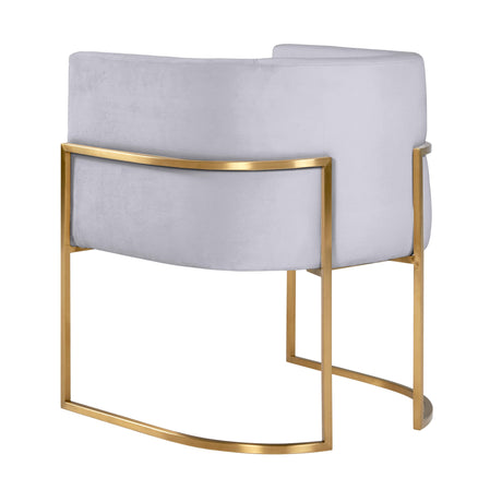 Giselle Velvet Dining Chair with Gold Base by Inspire Me! Home Decor by TOV Furniture at Eve Furniture