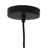 Giza Pendant Lamp - Black and Clear by Ashcroft Imports at Eve Furniture