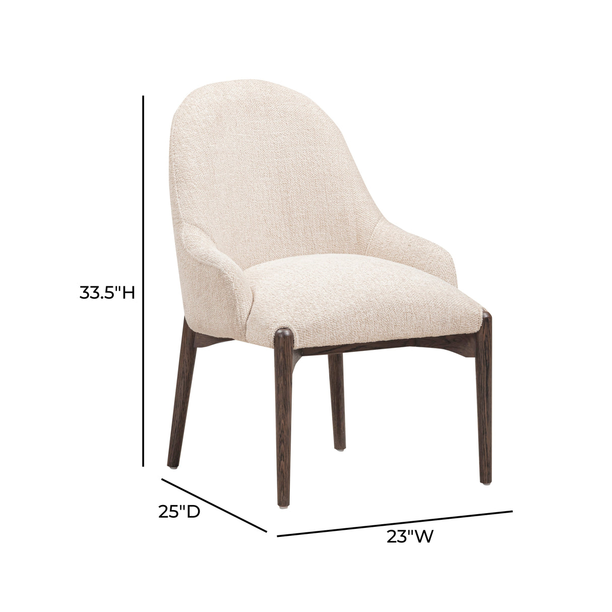 Glendale Chenille Dining Chair by TOV Furniture at Eve Furniture