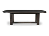 Glenn Dark Brown Oval Dining Table by Moe's Home at Eve Furniture