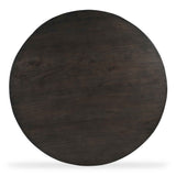 Glenn Dark Brown Round Dining Table