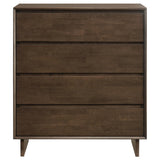 Glenwood 4-drawer Chest of Drawers Warm Brown by Coaster at Eve Furniture
