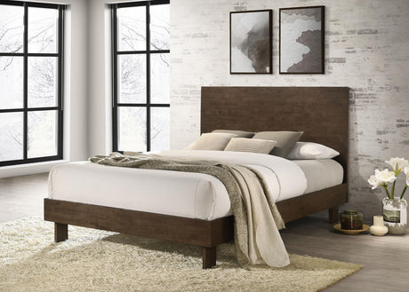 Glenwood Warm Brown 48-inch Eastern King Platform Panel Bed by Coaster at Eve Furniture