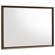 Glenwood Warm Brown Dresser Mirror by Coaster at Eve Furniture