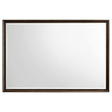 Glenwood Warm Brown Dresser Mirror by Coaster at Eve Furniture
