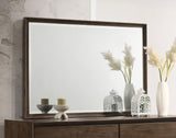 Glenwood Warm Brown Dresser Mirror by Coaster at Eve Furniture