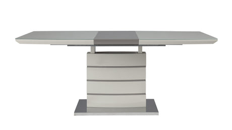 Glissand Chrome Metal/Gray Dining Set by Homelegance at Eve Furniture