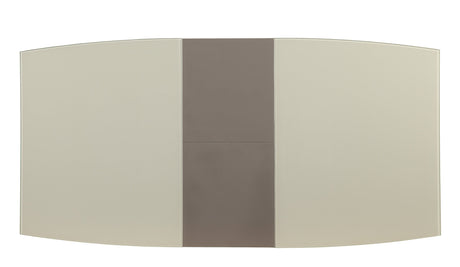 Glissand Chrome Metal/Gray Dining Table by Homelegance at Eve Furniture