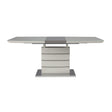 Glissand Chrome Metal/Gray Dining Table by Homelegance at Eve Furniture