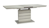 Glissand Chrome Metal/Gray Dining Table by Homelegance at Eve Furniture