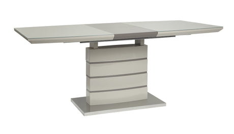 Glissand Chrome Metal/Gray Dining Table by Homelegance at Eve Furniture