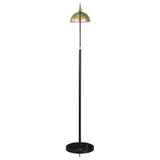 Gloria Black 74-inch Arched Dome Shade Metal Floor Lamp by Coaster at Eve Furniture