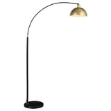 Gloria Black 74-inch Arched Dome Shade Metal Floor Lamp by Coaster at Eve Furniture