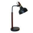 GlowLite Black Table Lamp with Cone Shade by Ashcroft Imports at Eve Furniture
