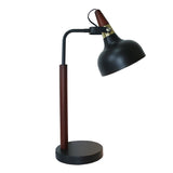 GlowLite Black Table Lamp with Cone Shade by Ashcroft Imports at Eve Furniture