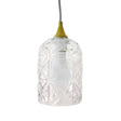 Glowline Pendant Lamp - Gold and Clear by Ashcroft Imports at Eve Furniture